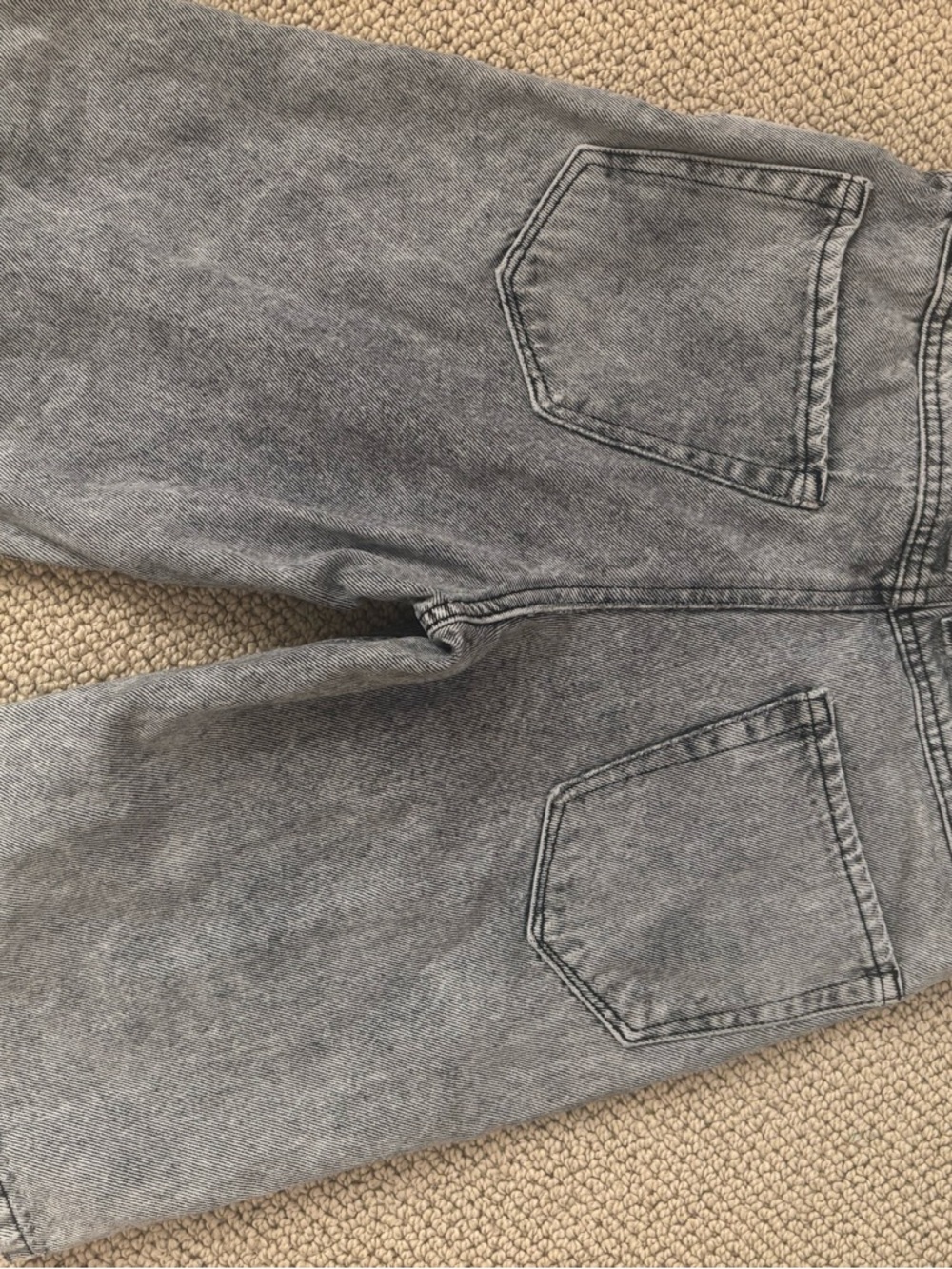 Empyre Kids Gray Washed Denim Pants Big Kids (teens) size 26